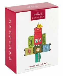 Hallmark Travel All The Way 2023 Ornament 9 Hallmark Travel All The Way 2023 Ornament -Department Store Shop Christmas Tree of Luggage Keepsake Ornament 1899QGO2907 04