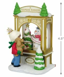 Hallmark Christmas Window 2023 Exclusive Ornament 8 Hallmark Christmas Window 2023 Exclusive Ornament -Department Store Shop Christmas Window 2023 Exclusive Ornament 2299QXC5618 03