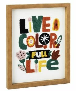 Hallmark Color Full Life Framed Quote Sign, 8x10