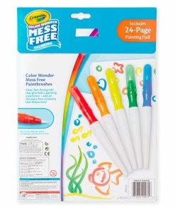 Crayola® Color Wonder Paintbrush Pens And Drawing Pad Set 7 Crayola® Color Wonder Paintbrush Pens And Drawing Pad Set -Department Store Shop Color Wonder Paintbrush Pens and Paper Set 11CRA2009 04