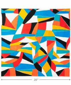 Hallmark 26" Colorful Abstract Fabric Gift Wrap With Elastic Band -Department Store Shop Colorful Abstract Fabric Gift Wrap With Elastic Band 1299EJR6379 04