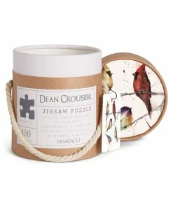 Demdaco Birds 120-Piece Puzzle -Department Store Shop Colorful Birds Jigsaw Puzzle in Canister 1004610122 03