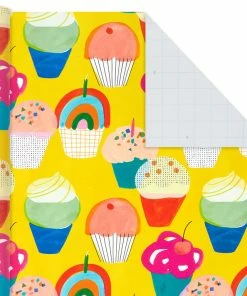 Hallmark Colorful Celebration 3-Pack Wrapping Paper, 55 Sq. Ft. Total 12 Hallmark Colorful Celebration 3-Pack Wrapping Paper, 55 Sq. Ft. Total -Department Store Shop Colorful Celebration 3Pack Wrapping Paper Rolls 5EWR6373 06
