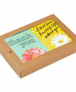 Hallmark Colorful Daisies Boxed Thank-You Notes, Pack Of 50