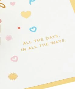 Hallmark Love You Always 3D Pop-Up Love Card -Department Store Shop Colorful Hearts 3D PopUp Love Card 1299LAD2904 03