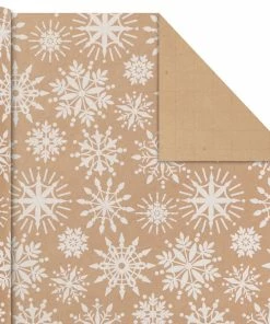 Hallmark Classic Christmas 4-Pack Kraft Wrapping Paper Assortment, 88 Sq. Ft. -Department Store Shop Colorful Kraft Assortment Christmas Wrapping Paper 5JXW1038 05