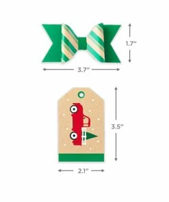 Hallmark Colorful Kraft Christmas Gift Bow And Gift Tag Kit -Department Store Shop Colorful Kraft Christmas Gift Bow and Gift Tag Kit 5XCB1034 03