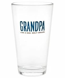 Hallmark Grandpa: Like A Dad, Only Cooler Pint Glass, 16 Oz.
