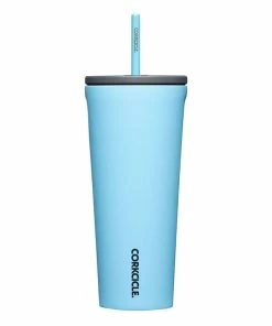 Corkcicle Santorini Aqua Stainless Steel Tumbler, 24oz.