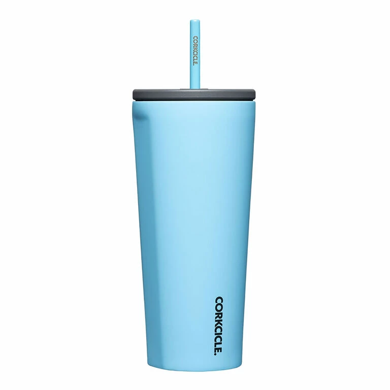 Corkcicle Santorini Aqua Stainless Steel Tumbler, 24oz. 2 Corkcicle Santorini Aqua Stainless Steel Tumbler, 24oz. - Image 2