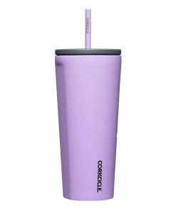 Corkcicle Sun-Soaked Lilac Stainless Steel Tumbler, 24oz. 4 Corkcicle Sun-Soaked Lilac Stainless Steel Tumbler, 24oz. -Department Store Shop Corkcicle Lilac Tumbler With Lid and Straw 2224SSL 02