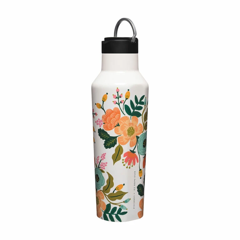 Corkcicle Rifle Paper Co. Stainless Steel Lively Floral Sport Canteen, 20 Oz. 2 Corkcicle Rifle Paper Co. Stainless Steel Lively Floral Sport Canteen, 20 Oz. - Image 2