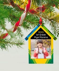 Hallmark Crayola® A Colorful School Year Personalized Photo Frame Ornament 5 Hallmark Crayola® A Colorful School Year Personalized Photo Frame Ornament -Department Store Shop Crayola A Colorful School Year Picture Frame Personalized Keepsake Ornament 2499QHE2110B1 02