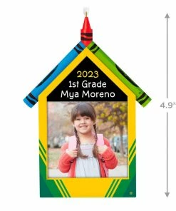 Hallmark Crayola® A Colorful School Year Personalized Photo Frame Ornament 6 Hallmark Crayola® A Colorful School Year Personalized Photo Frame Ornament -Department Store Shop Crayola A Colorful School Year Picture Frame Personalized Keepsake Ornament 2499QHE2110B1 03