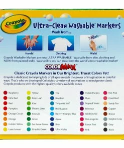 Crayola Washable Markers, 40-Count -Department Store Shop Crayola Big 40 Box of Washable Markers 587858 03