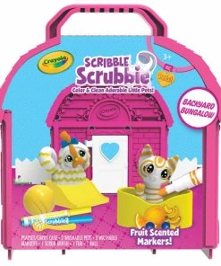 Crayola Scribble Scrubbie Pets Backyard Bungalow Coloring Set