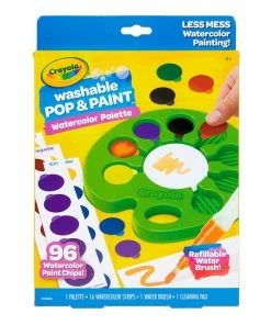 Crayola® Pop & Paint Washable Watercolor Palette