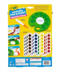 Crayola® Pop & Paint Washable Watercolor Palette -Department Store Shop Crayola Pop and Paint Washable Watercolor Palette 11CRA2067 03