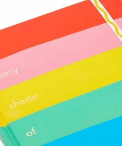 Hallmark Crayola® Every Shade Of Happy Hardback Notebook -Department Store Shop Crayola Rainbow Stripe Hardcover Notebook 3HWJ2112 05