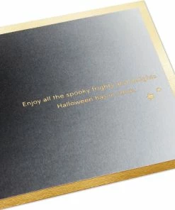 Hallmark Crescent Moon 3-D Pop-Up Halloween Card -Department Store Shop Crescent Moon and Bats 3D PopUp Halloween Card 1299IEH3001 03