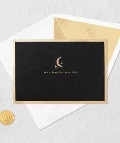 Hallmark Crescent Moon 3-D Pop-Up Halloween Card -Department Store Shop Crescent Moon and Bats 3D PopUp Halloween Card 1299IEH3001 06