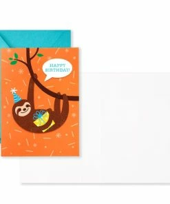 Hallmark Cute Animals Assorted Blank Kids Birthday Cards, Pack Of 48 -Department Store Shop Cute Animals Birthday Cards Assortment Pack 5STZ1032 07