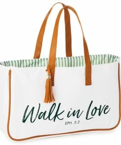 Hallmark Walk In Love Canvas Tote Bag