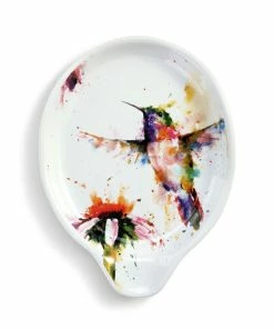 Demdaco Hummingbird Oval Spoon Rest