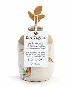 Demdaco Hummingbirds In Flight Ceramic Vase -Department Store Shop Dean Crouser Hummingbirds in Flight Ceramic Vase 1004610165 03