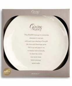 Demdaco Ceramic Giving Plate, 9.5" -Department Store Shop Demdaco Ceramic Giving Plate 1004100086 03