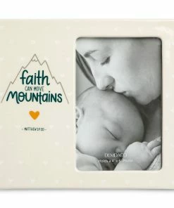 Demdaco Faith Can Move Mountains Picture Frame, 4x6