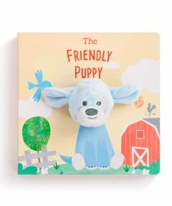Demdaco The Friendly Puppy Finger Puppet Board Book