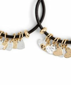 Demdaco Giving Collection Heart Charm Bracelets, Set Of 2