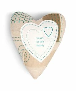 Demdaco Heart Of The Family Heart-Shaped Pillow