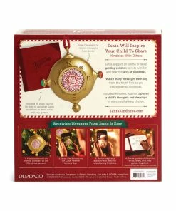 Demdaco Santa's Kindness Ornament And Journal, Set Of 2 -Department Store Shop Demdaco Santas Kindness Ornament and Journal 2020230445 04