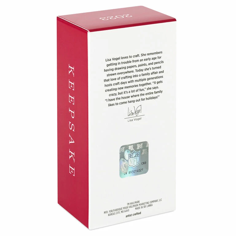 Hallmark NFL Denver Broncos Russell Wilson Ornament 5 Hallmark NFL Denver Broncos Russell Wilson Ornament - Image 5