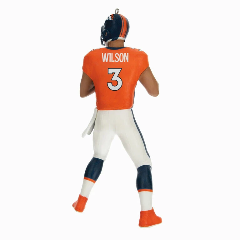 Hallmark NFL Denver Broncos Russell Wilson Ornament 6 Hallmark NFL Denver Broncos Russell Wilson Ornament - Image 6