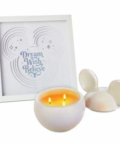 Hallmark Disney 100 Years Of Wonder Celebration Cake Ceramic Jar Candle, 17 Oz.