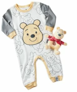 Hallmark Disney Baby Winnie The Pooh Rattle And Jumper Set, 3-6 Months