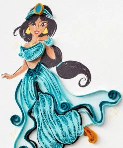 Hallmark Disney Princess Jasmine Magical Day Quilled Paper Handmade Card -Department Store Shop Disney Jasmine Quilled Paper Handmade Card for Her 1299LAD2857 04