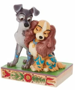 Enesco Jim Shore Disney Lady And The Tramp Love Scene, 4.5" -Department Store Shop Disney Jim Shore Lady and the Tramp Love Scene 6010885 02