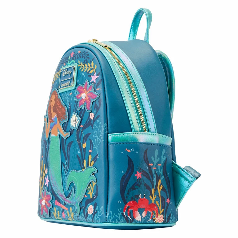 Loungefly Disney Little Mermaid Live-Action Mini Backpack 3 Loungefly Disney Little Mermaid Live-Action Mini Backpack - Image 3