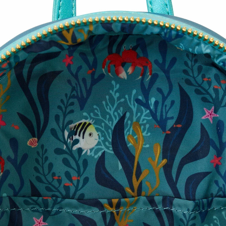 Loungefly Disney Little Mermaid Live-Action Mini Backpack 6 Loungefly Disney Little Mermaid Live-Action Mini Backpack - Image 6