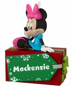 Hallmark Disney Minnie Mouse Christmas Present Personalized Ornament