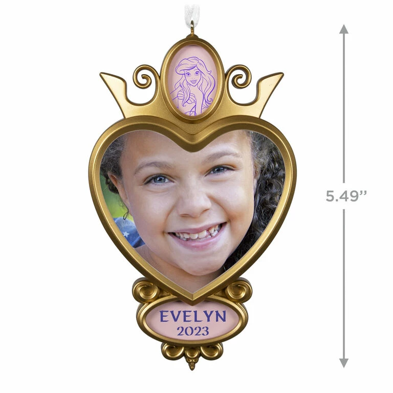 Hallmark Disney Our Little Princess Personalized Photo Frame Ornament 3 Hallmark Disney Our Little Princess Personalized Photo Frame Ornament - Image 3