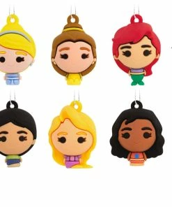 Mini Disney Princess Shatterproof Hallmark Ornaments, Set Of 6 -Department Store Shop Disney Princess Miniature Christmas Ornaments Set of 6 2HCM6131 03