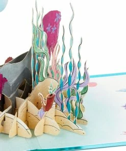 Hallmark Disney The Little Mermaid Wishing You Happiness 3D Pop-Up Card 14 Hallmark Disney The Little Mermaid Wishing You Happiness 3D Pop-Up Card -Department Store Shop Disney The Little Mermaid Ariel 3D PopUp Card for Her 1499LAD2902 05
