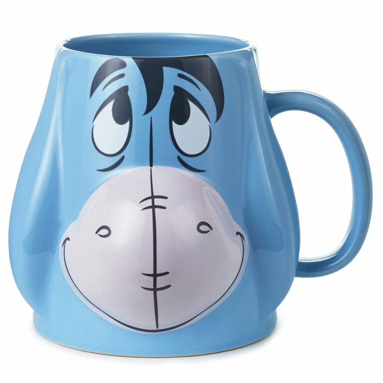 Hallmark Disney Winnie The Pooh Eeyore Sculpted Mug, 19 Oz. 1 Hallmark Disney Winnie The Pooh Eeyore Sculpted Mug, 19 Oz.