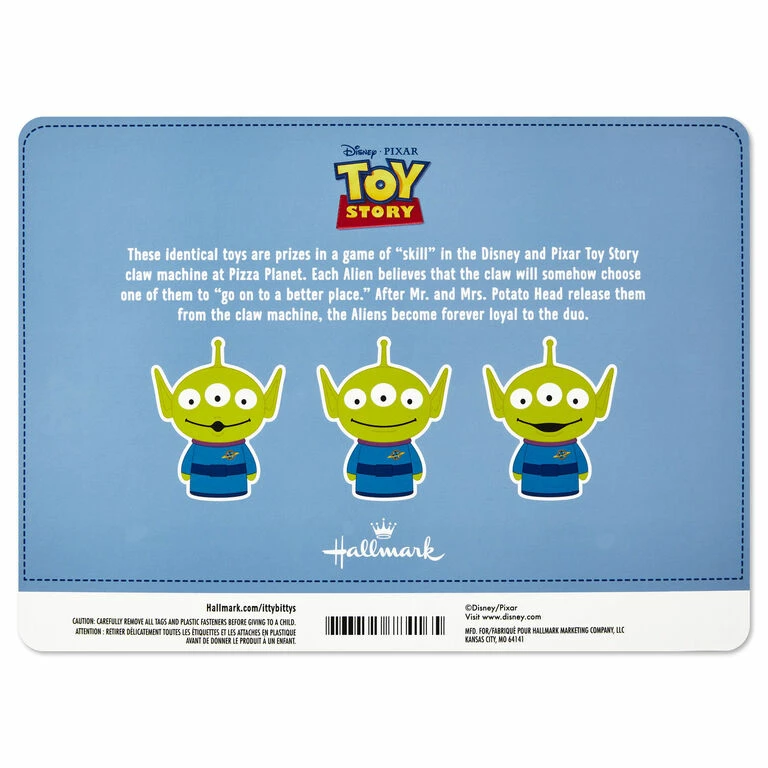 Hallmark Itty Bittys® Disney/Pixar Toy Story Aliens Mini Plush, Set Of 3 4 Hallmark Itty Bittys® Disney/Pixar Toy Story Aliens Mini Plush, Set Of 3 - Image 4