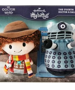 Hallmark Itty Bittys® Doctor Who The Fourth Doctor And Dalek Plush, Set Of 2 -Department Store Shop Doctor Who Fourth Doctor and Dalek Plush itty bittys 1KDD2078 03
